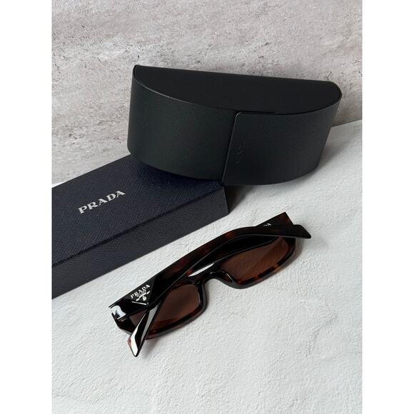 NEW Prada PR B06S Sunglasses in Root Havana Brown $548 main image 4